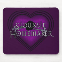 Tricot de ménagère de Siouxsie (violet) Tapis De Souris