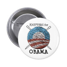 Tricoteuses pour le bouton #2 d'Obama Badge Avec Épingle