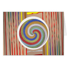 Trillingsenergie CHAKRA:  Het multi Collectie van  Wenskaart
