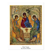 Trinité sainte par Andrei Rublev Carte Postale