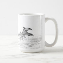 Trio de dauphin tasse à café