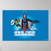 Trio de puissance de ligue de justice posters