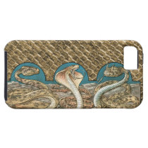 Trio de serpent de Nouveau d'art coques case-mate