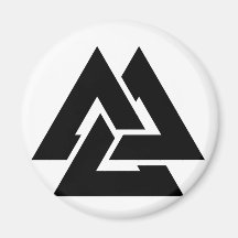 Triquetra de symbole de Valknut Magnets Pour Réfrigérateur