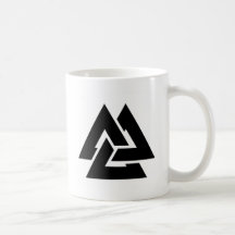 Triquetra de symbole de Valknut Tasse À Café