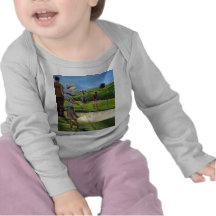 Trish Biddle - golf de dames T-shirt