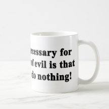 Triumph de mal : Les libéraux ne font rien ! Tasse