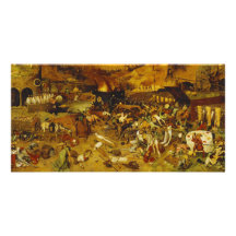 Triumph van Dood door Pieter Bruegel Ouder Foto Kaart