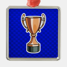 Trofee; Blauw Ornamenten