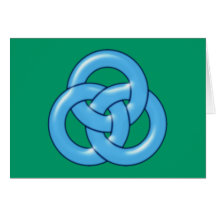 Trois milieux ont groupé interwoven circles three 