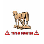 Trojan Threat Detected Tshirts