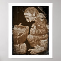Troll avec le chaudron géant posters