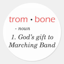 Trombone - Definitie Stickers