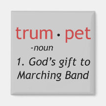 Trompet - de Gift van de God aan het Marcheren Ban Koelkast Magneten