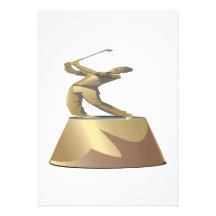Trophée de golf invitations