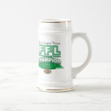 Trophée de Ligue de Football d'imaginaire - custom Tasse À Café