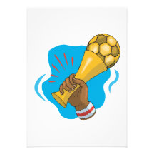 Trophée du football faire-parts