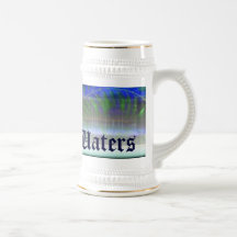 ~ tropical des eaux sur Stein blanc Tasse À Café