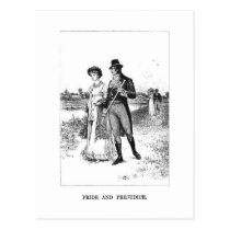 Trots en Nadeel - Elizabeth en M. Darcy briefkaarten