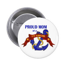 Trots Mamma van een Zeeman van de V.S. Speld Button