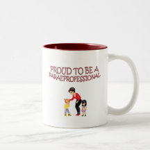 TROTS OM PARAPROFESSIONAL TE ZIJN KOFFIE MOK