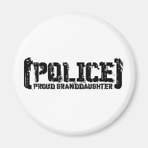 Trotse Kleindochter - Aan flarden POLITIE Koelkast Magneetjes