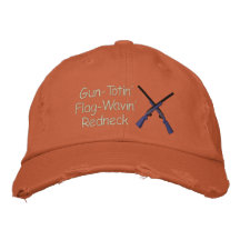 Trotse Pistool Redneck en Vlag Baseball Cap