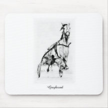 Trotteur de lévrier tapis de souris