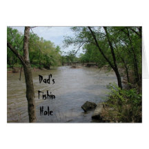 Trou de Fishin du papa Carte