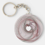 Trou en forme de coeur porte-clefs