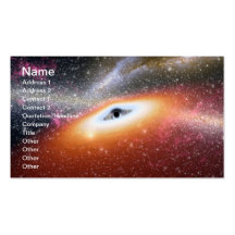 Trou noir de NASAs Modèles De Cartes De Visite