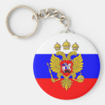 Tsaar van Muscovia, de vlag van Rusland Sleutel Hanger