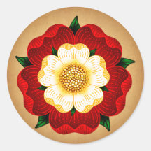 Tudor nam toe ronde sticker