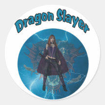 Tueur de dragon autocollants