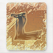 TUEZ LE MONOGRAMME L TAPIS DE SOURIS
