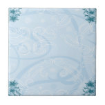 tuile bleue abstraite de texture carreaux