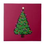 Tuile d'arbre de Noël Carreaux En Céramique