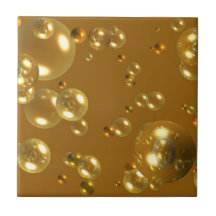 Tuile de bulle de Brown Carreaux
