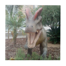 Tuile de dinosaure de Dilophosaurus Carreaux