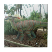 Tuile de dinosaure de Parasaurolophus Carreaux