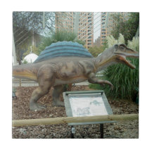 Tuile de dinosaure de Spinosaurus Carreau