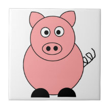 Tuile de porc carreaux