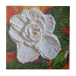 Tuile de rose blanc carreaux en céramique