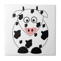 Tuile de vache carreau