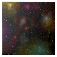Tuile d'espace lointain carreaux