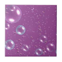 Tuile pourpre de bulle carreau