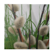 Tuile - PussyWillowInGrass. Poires 2012. de Rosean Carreaux En Céramique