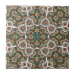Tuiles abstraites de motif carreau en céramique