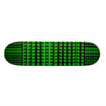 Tuiles vertes plateaux de skateboards
