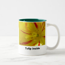 Tulipe, tulipe à l'intérieur tasse à café
